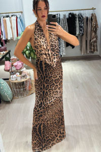 "Helen" Leopard Dress